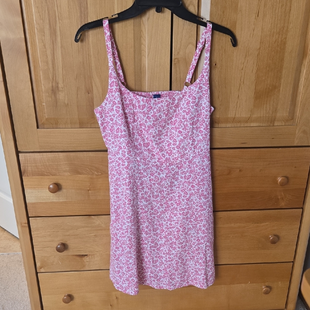 Old Navy Pink Smocked Tank Dress